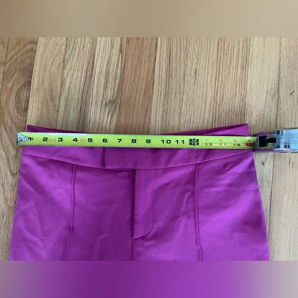 Smythe Wool-blend Fuchsia Pants - Picture 4 of 5